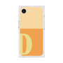 プレミアムスクエアケース［ オリジナル - initial two tone - D orange ］