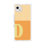 プレミアムスクエアケース［ オリジナル - initial two tone - D orange ］