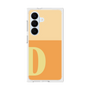 プレミアムスクエアケース［ オリジナル - initial two tone - D orange ］