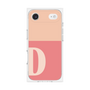 プレミアムスクエアケース［ オリジナル - initial two tone - D pink ］