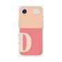 プレミアムスクエアケース［ オリジナル - initial two tone - D pink ］