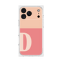 プレミアムスクエアケース［ オリジナル - initial two tone - D pink ］