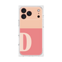 プレミアムスクエアケース［ オリジナル - initial two tone - D pink ］