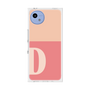 プレミアムスクエアケース［ オリジナル - initial two tone - D pink ］