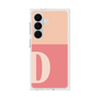 プレミアムスクエアケース［ オリジナル - initial two tone - D pink ］