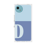 プレミアムスクエアケース［ オリジナル - initial two tone - D blue ］