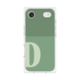 プレミアムスクエアケース［ オリジナル - initial two tone - D green ］
