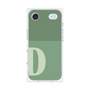 プレミアムスクエアケース［ オリジナル - initial two tone - D green ］