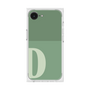 プレミアムスクエアケース［ オリジナル - initial two tone - D green ］