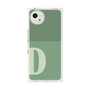 プレミアムスクエアケース［ オリジナル - initial two tone - D green ］