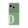 プレミアムスクエアケース［ オリジナル - initial two tone - D green ］