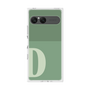 プレミアムスクエアケース［ オリジナル - initial two tone - D green ］