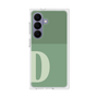 プレミアムスクエアケース［ オリジナル - initial two tone - D green ］