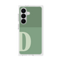 プレミアムスクエアケース［ オリジナル - initial two tone - D green ］