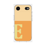 プレミアムスクエアケース［ オリジナル - initial two tone - E orange ］