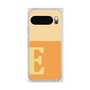 プレミアムスクエアケース［ オリジナル - initial two tone - E orange ］