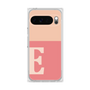 プレミアムスクエアケース［ オリジナル - initial two tone - E pink ］