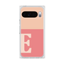 プレミアムスクエアケース［ オリジナル - initial two tone - E pink ］