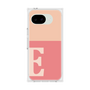 プレミアムスクエアケース［ オリジナル - initial two tone - E pink ］