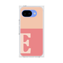 プレミアムスクエアケース［ オリジナル - initial two tone - E pink ］