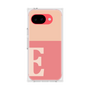 プレミアムスクエアケース［ オリジナル - initial two tone - E pink ］
