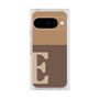 プレミアムスクエアケース［ オリジナル - initial two tone - E brown ］