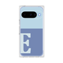 プレミアムスクエアケース［ オリジナル - initial two tone - E blue ］