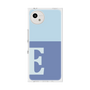 プレミアムスクエアケース［ オリジナル - initial two tone - E blue ］