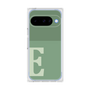 プレミアムスクエアケース［ オリジナル - initial two tone - E green ］