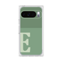プレミアムスクエアケース［ オリジナル - initial two tone - E green ］
