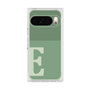 プレミアムスクエアケース［ オリジナル - initial two tone - E green ］