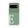プレミアムスクエアケース［ オリジナル - initial two tone - E green ］