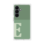 プレミアムスクエアケース［ オリジナル - initial two tone - E green ］