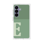 プレミアムスクエアケース［ オリジナル - initial two tone - E green ］