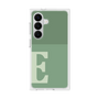 プレミアムスクエアケース［ オリジナル - initial two tone - E green ］