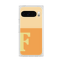 プレミアムスクエアケース［ オリジナル - initial two tone - F orange ］