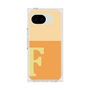 プレミアムスクエアケース［ オリジナル - initial two tone - F orange ］