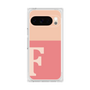プレミアムスクエアケース［ オリジナル - initial two tone - F pink ］
