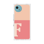 プレミアムスクエアケース［ オリジナル - initial two tone - F pink ］