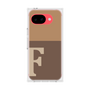 プレミアムスクエアケース［ オリジナル - initial two tone - F brown ］