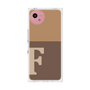 プレミアムスクエアケース［ オリジナル - initial two tone - F brown ］