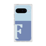 プレミアムスクエアケース［ オリジナル - initial two tone - F blue ］