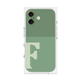 プレミアムスクエアケース［ オリジナル - initial two tone - F green ］