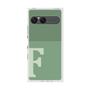 プレミアムスクエアケース［ オリジナル - initial two tone - F green ］