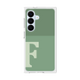 プレミアムスクエアケース［ オリジナル - initial two tone - F green ］