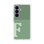 プレミアムスクエアケース［ オリジナル - initial two tone - F green ］