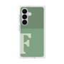プレミアムスクエアケース［ オリジナル - initial two tone - F green ］