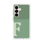 プレミアムスクエアケース［ オリジナル - initial two tone - F green ］