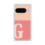 プレミアムスクエアケース［ オリジナル - initial two tone - G pink ］