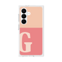 プレミアムスクエアケース［ オリジナル - initial two tone - G pink ］